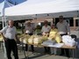 Jim Rayburn, Roco Pietropaolo, Lloyd Lill, Janet Renreiro, and Scott Kesel at the pickup station.